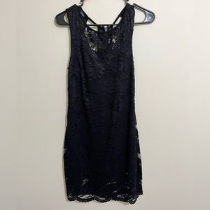 Black lace Bebe romper!